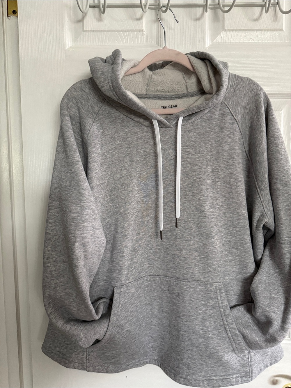 Tek Gear Women's Gray Pullover Hoodie Size 1X